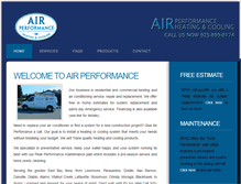 Tablet Screenshot of airperformanceheating.net